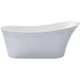 Heritage HOLYWELL Freestanding Acrylic Single Ended Bath - Steel Effect