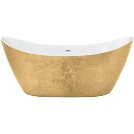 Heritage Hylton Freestanding Acrylic Double Ended Bath - Gold Effect