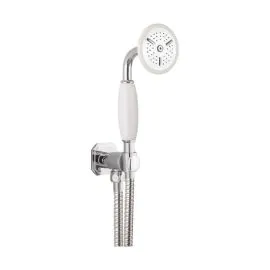 Crosswater Belgravia shower handset, wall outlet and hose 