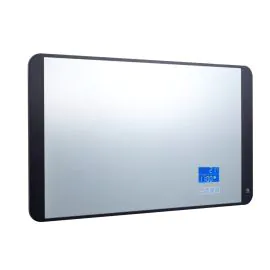 JTP Digital Matt Black Mirror with LED and Bluetooth