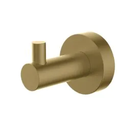 Hoxton Wall Mounted Robe Hook - Brushed Brass Finish