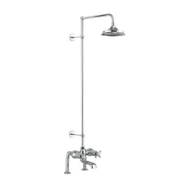 Burlington Tay Bath Shower Mixer w/ Swivel Arm & 12' Rose