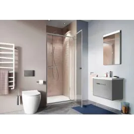 Crosswater Clear 6 Pivot Shower Door 760mm