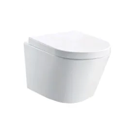 Cone Rimless Wall Hung WC Including Soft Close Seat