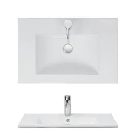 Crosswater Glide 710x470mm Top Washbasin 1 Tap Hole