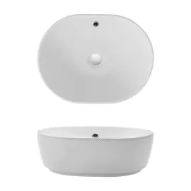 Crosswater Pearl 450 x 350 Countertop Basin With Overflow 