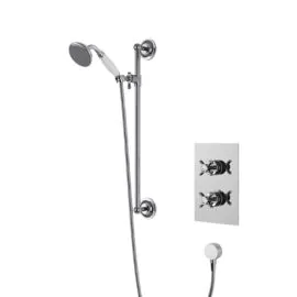 Dawlish Concealed  Valve & Shower Kit Chrome