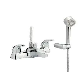 Just Taps Topmix Deck Mounted Bath And Shower Mixer With Kit