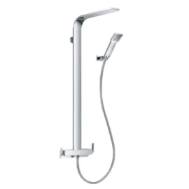 Just Taps Cascata Single Lever Shower Mixer With Rainshower