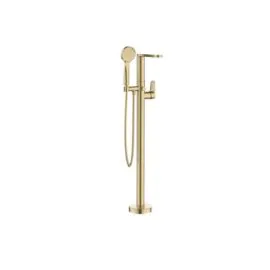 Drift Floor Standing Bath Shower Mixer Brushed Brass