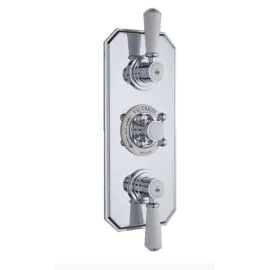 Strand 2 Outlet Shower Concealed Shower Valve Chrome