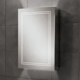 HIB Edge 50 Mirror Cabinet 500 x 700mm LED Mirror Cabinet