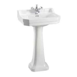 Burlington Standard Full Pedestal Only White