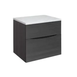 Glide 600mm Double Drawer Unit Steelwood