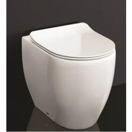 Glide II 510 x 365mm Soft Close Seat in Matt White