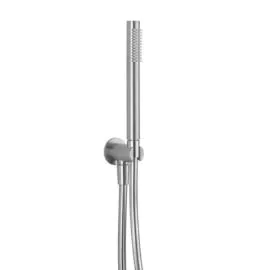 3ONE6 Wall Outlet, Handshower & Hose-Brushed Stainless Steel