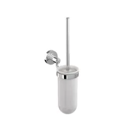 Hoxton 87 x 166 x 362mm Toilet Brush Holder in Chrome