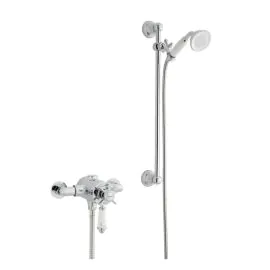 SW6 Klassique Exposed Thermostatic Shower w/ Slide Rail Kit