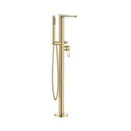 Lazo Bath Shower Mixer Brushed Brass