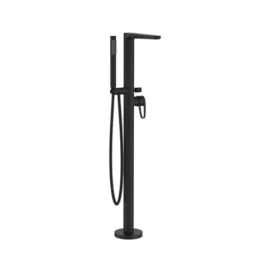 Modern Elegance: Lazo Bath Shower Mixer in Matt Black