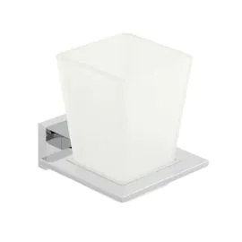 VADO Level Frosted Glass Tumbler + Holder