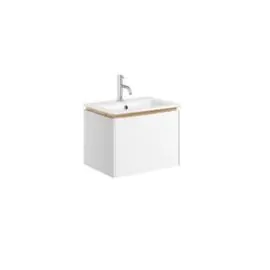 Mada 500mm Wall Mounted Rectangular Vanity Unit - White Matt