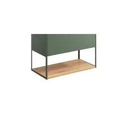 Mada Wall Mounted Rectangular Shelf & Frame Sage Green 700mm