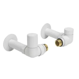 Crosswater MPRO Angled Rad Valve Matt White