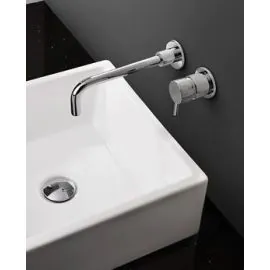 Crosswater MPRO Wall Mounted Basin Mixer Chrome 