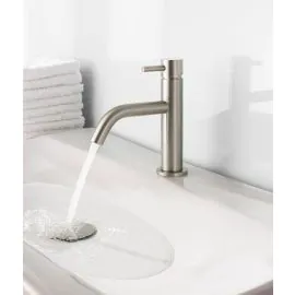 Crosswater MPRO Monobloc Basin Mixer Brushed Stainless Steel