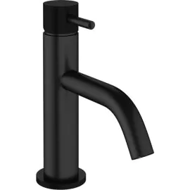 Crosswater MPRO Knurled Monobloc Basin Mixer Matt Black