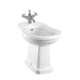 Burlington Floor Standing Bidet in White Gloss Finish