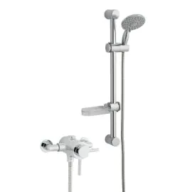 SW6 Plan thermostatic exposed shower w/ adjustable head