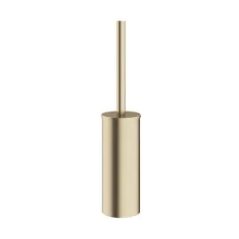 Crosswater MPRO Wall Mounted Toilet Brush & Holder Brushed Brass