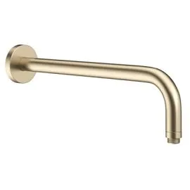 Crosswater Round Shower Arm 330mm Brushed Brass