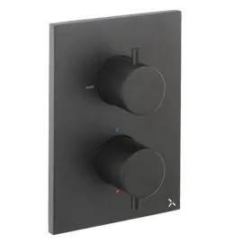 MPRO Crossbox 1 Outlet Trim Set  Matt Black