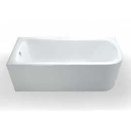 Viride offset Single Ended bath 1700 x 750mm LH White Gloss