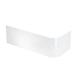 Viride offset bath panel 1700 x750 x 540mm in White Gloss