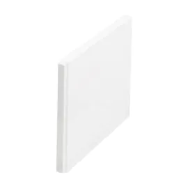 Acrylic End bath panel 880 x 40 x 540mm in White Gloss