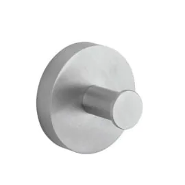 3ONE6 Single Robe Hook in Brushed Stainless Steel Finish