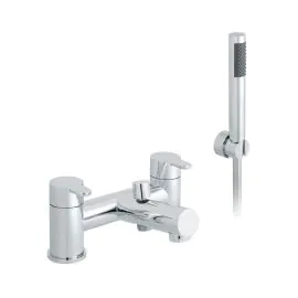 VADO SENSE Bath Mixer Tap With Shower Kit - Chrome Finish