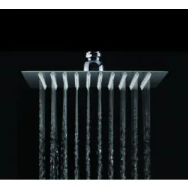 250mm Square Ultra Flat Chrome Shower Head