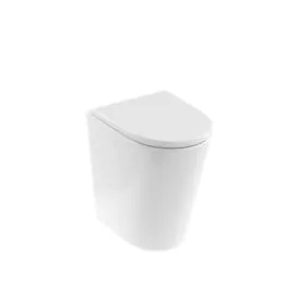 Sphere Tall Rimless Back To Wall Pan & Soft Close Seat