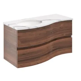 Crosswater Svelte 100 Unit American Walnut