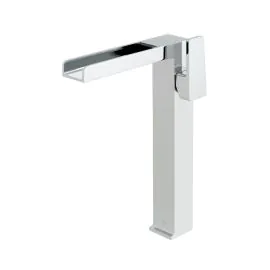 VADO Synergie Tall Mono Basin Mixer - Chrome Finish