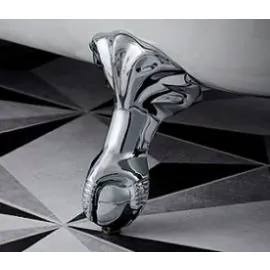 Discover Style with Tilbury Corner Bath Feet in Chrome