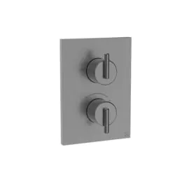 3ONE6 Lever Crossbox 1 Outlet Shower Valve Slate