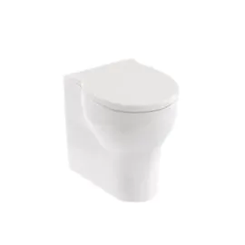 Trim Round Back To Wall WC & Soft Close Seat White Gloss