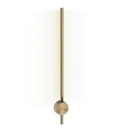 Tranquil Pillar Light Brushed Brass