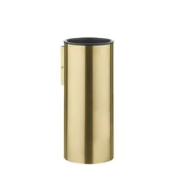 3ONE6 Wall Mounted Tumbler Holder in Brushed Brass